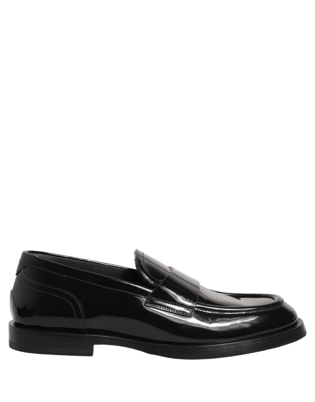 Dolce & Gabbana Black Leather Formal Men Dress Loafers Shoes - RIMODA