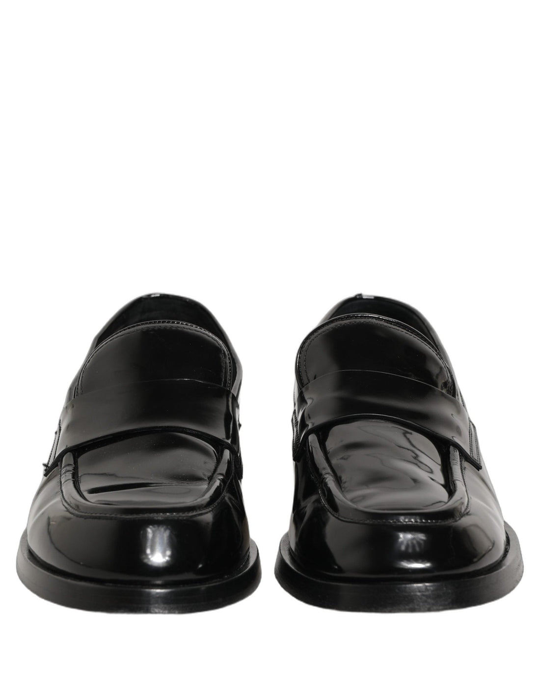 Dolce & Gabbana Black Leather Formal Men Dress Loafers Shoes - RIMODA