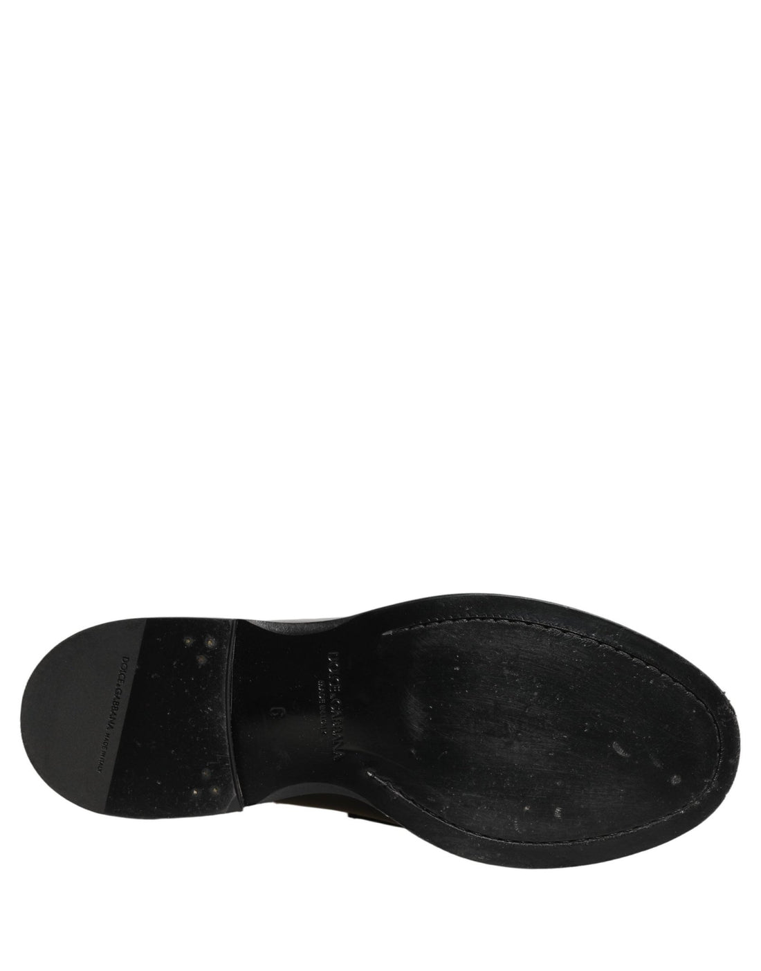 Dolce & Gabbana Black Leather Formal Men Dress Loafers Shoes - RIMODA