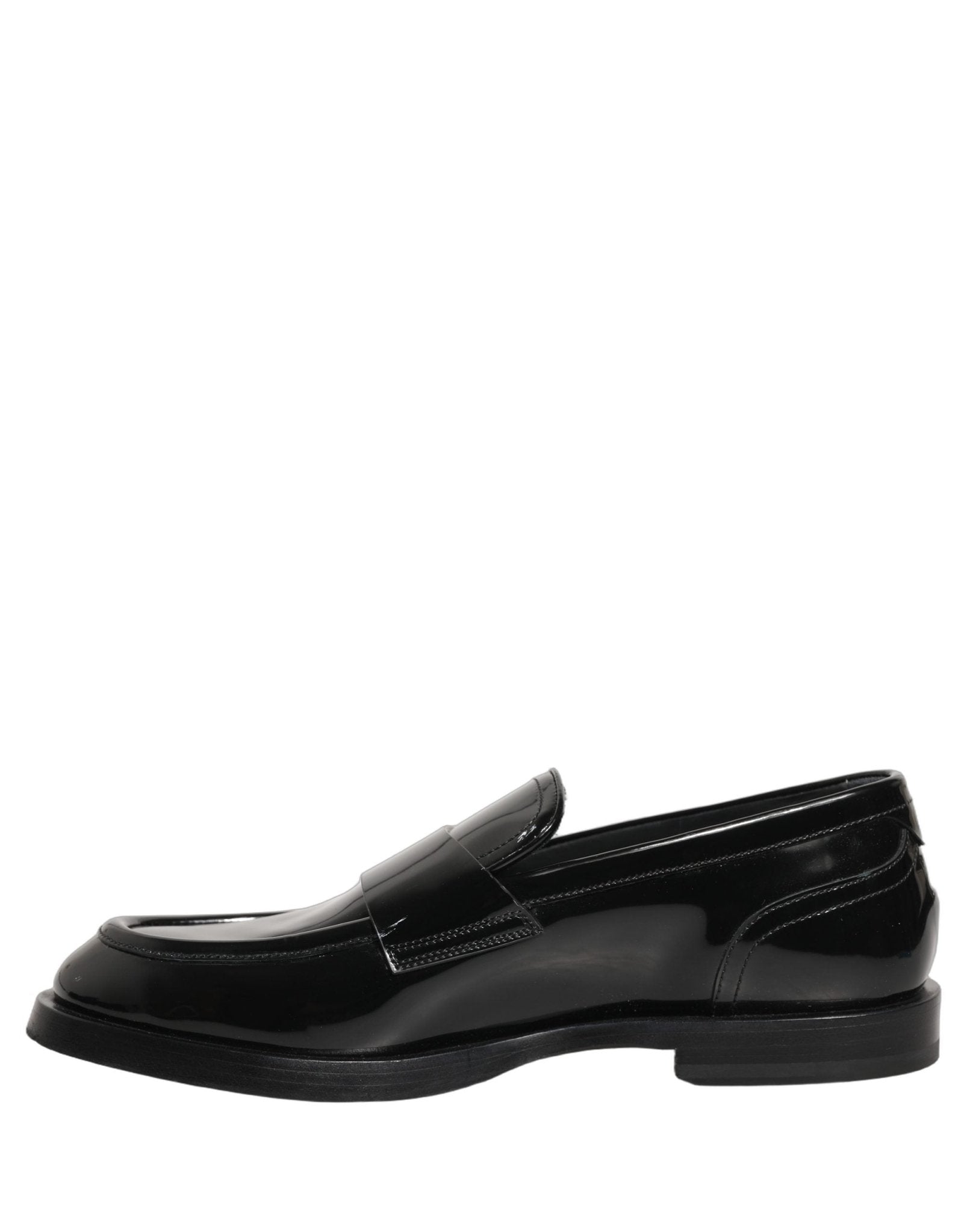 Dolce & Gabbana Black Leather Formal Men Dress Loafers Shoes - RIMODA