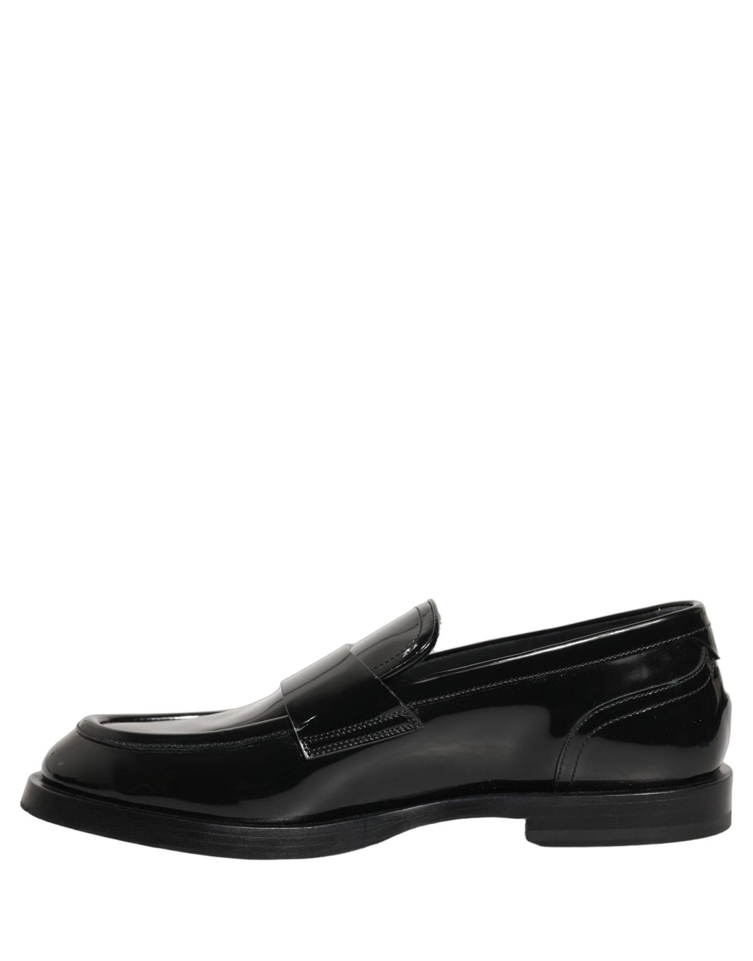 Dolce & Gabbana Black Leather Formal Men Dress Loafers Shoes - RIMODA