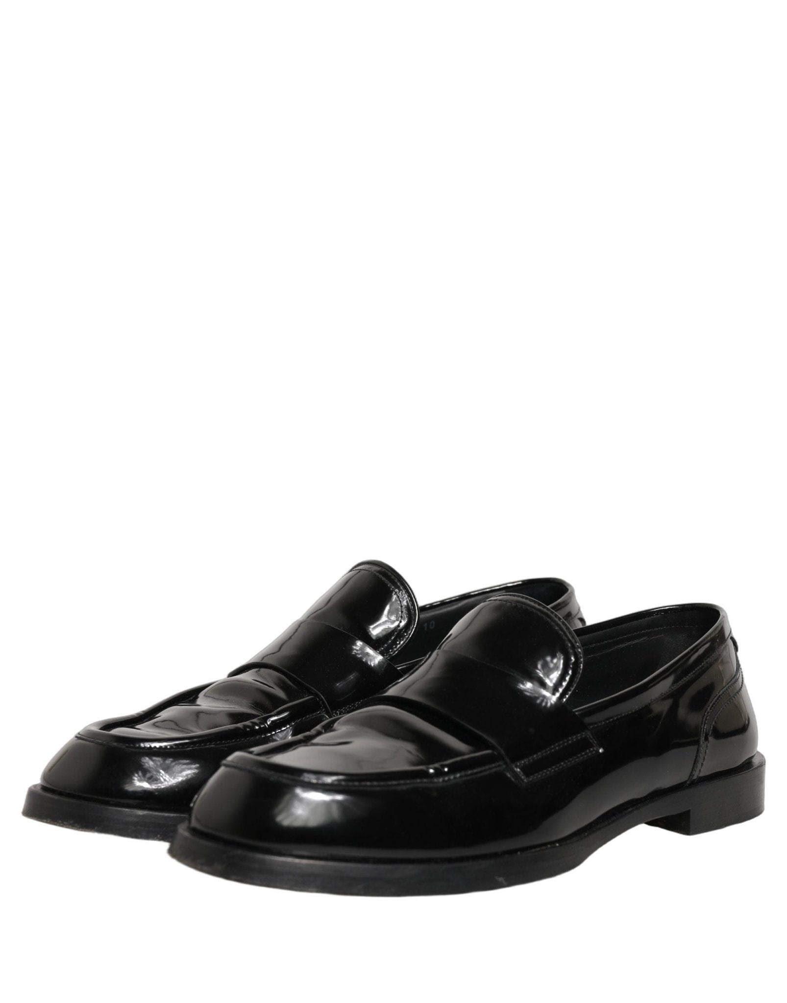 Dolce & Gabbana Black Leather Formal Men Dress Loafers Shoes - RIMODA