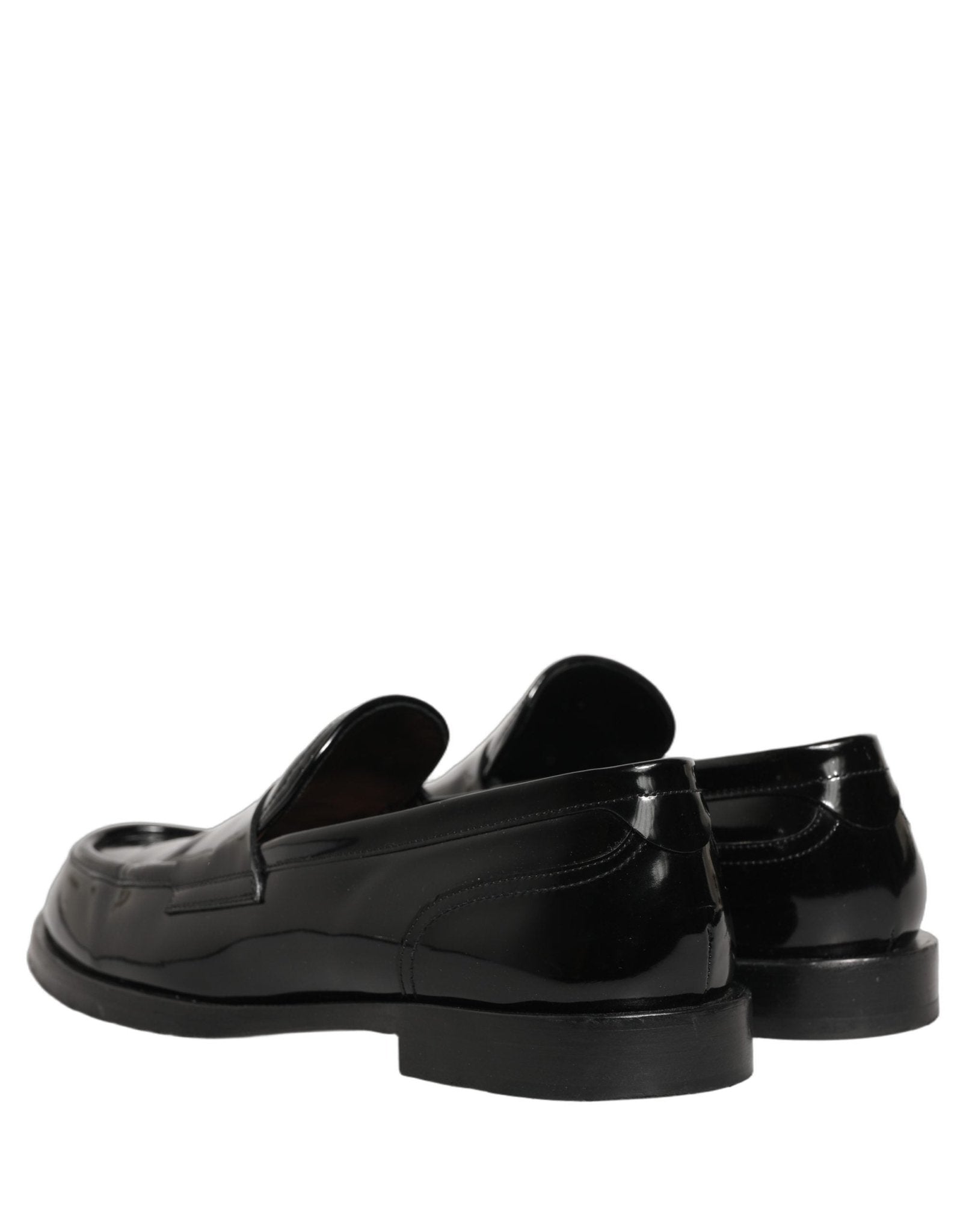 Dolce & Gabbana Black Leather Formal Men Dress Loafers Shoes - RIMODA