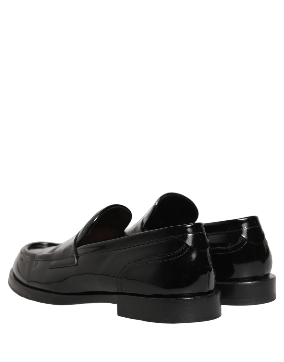 Dolce & Gabbana Black Leather Formal Men Dress Loafers Shoes - RIMODA