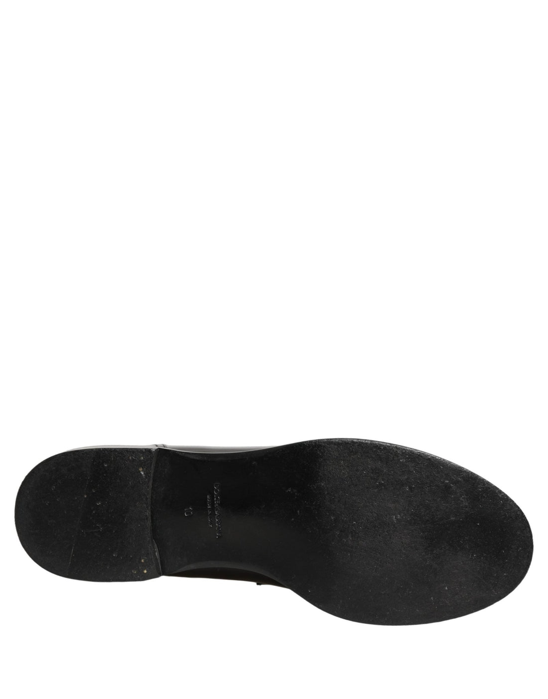 Dolce & Gabbana Black Leather Formal Men Dress Loafers Shoes - RIMODA