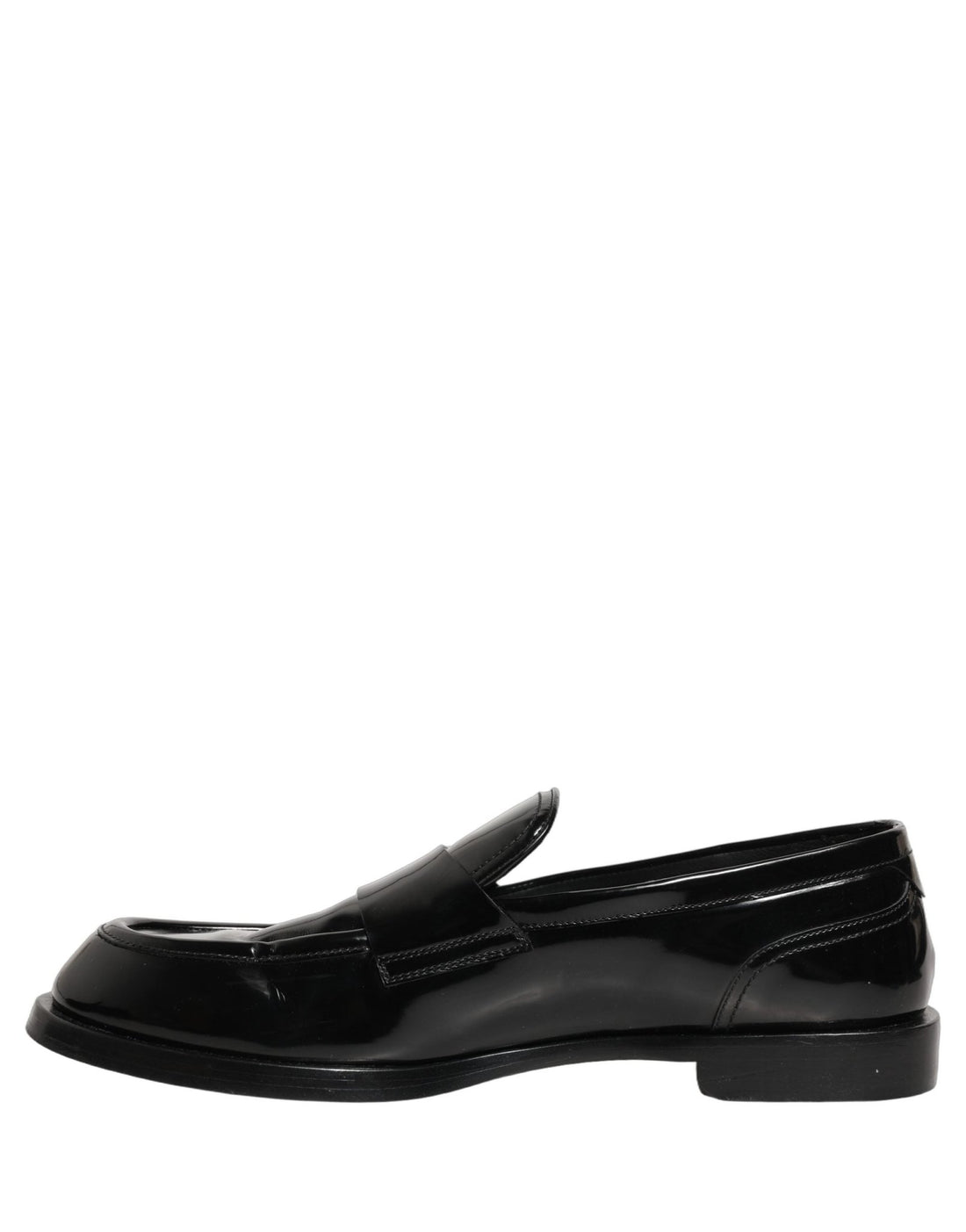 Dolce & Gabbana Black Leather Formal Men Dress Loafers Shoes - RIMODA