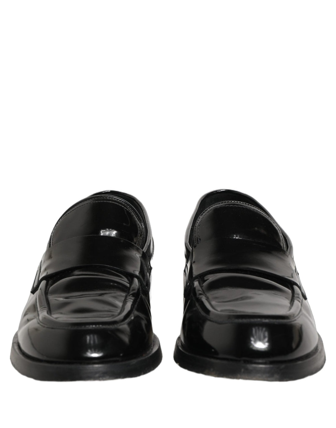 Dolce & Gabbana Black Leather Formal Men Dress Loafers Shoes - RIMODA