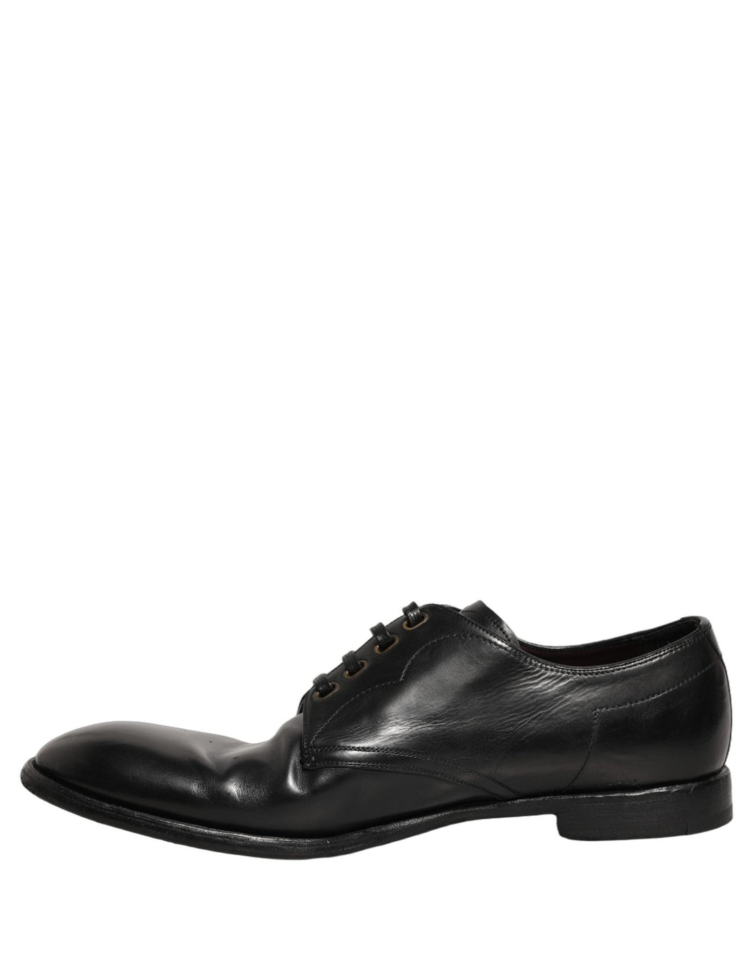 Dolce & Gabbana Black Leather Lace Up Derby Dress Formal Shoes - RIMODA