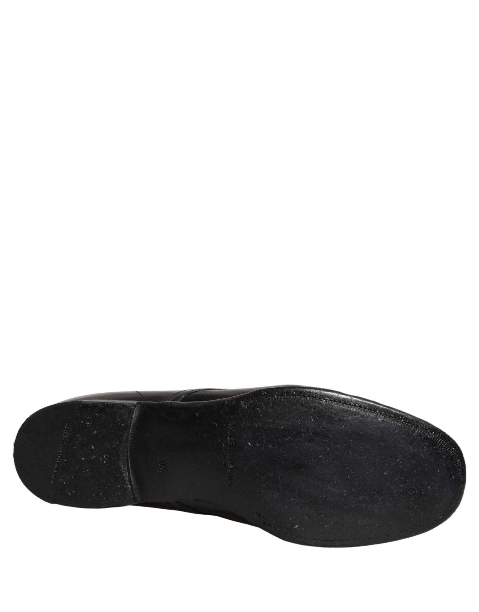 Dolce & Gabbana Black Leather Lace Up Derby Dress Formal Shoes - RIMODA