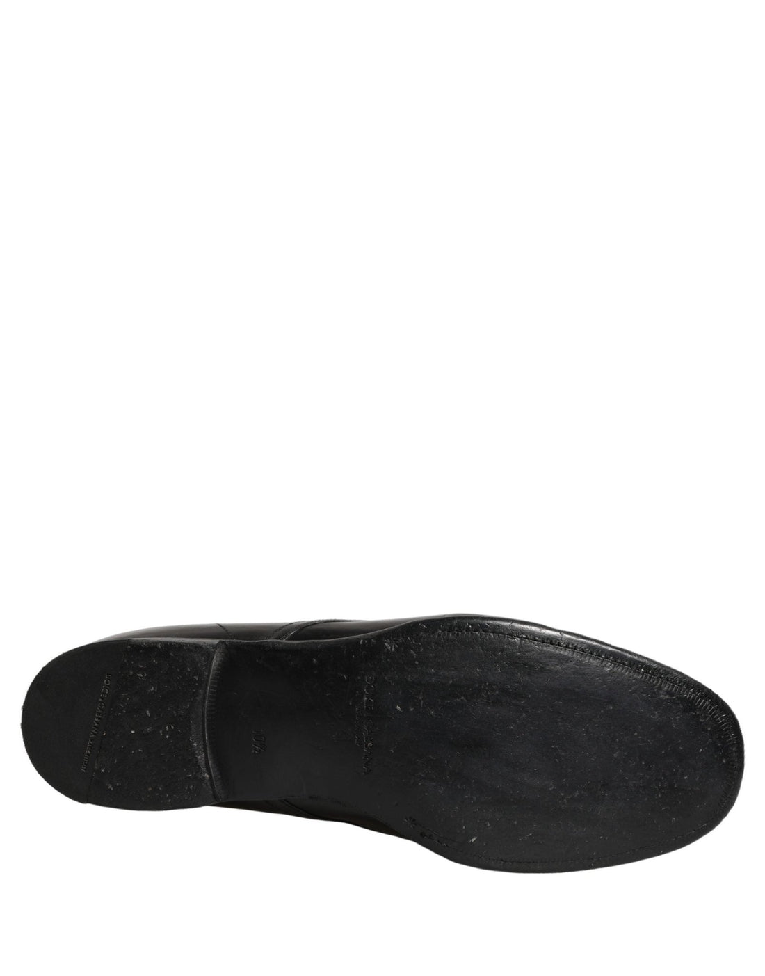Dolce & Gabbana Black Leather Lace Up Derby Dress Formal Shoes - RIMODA