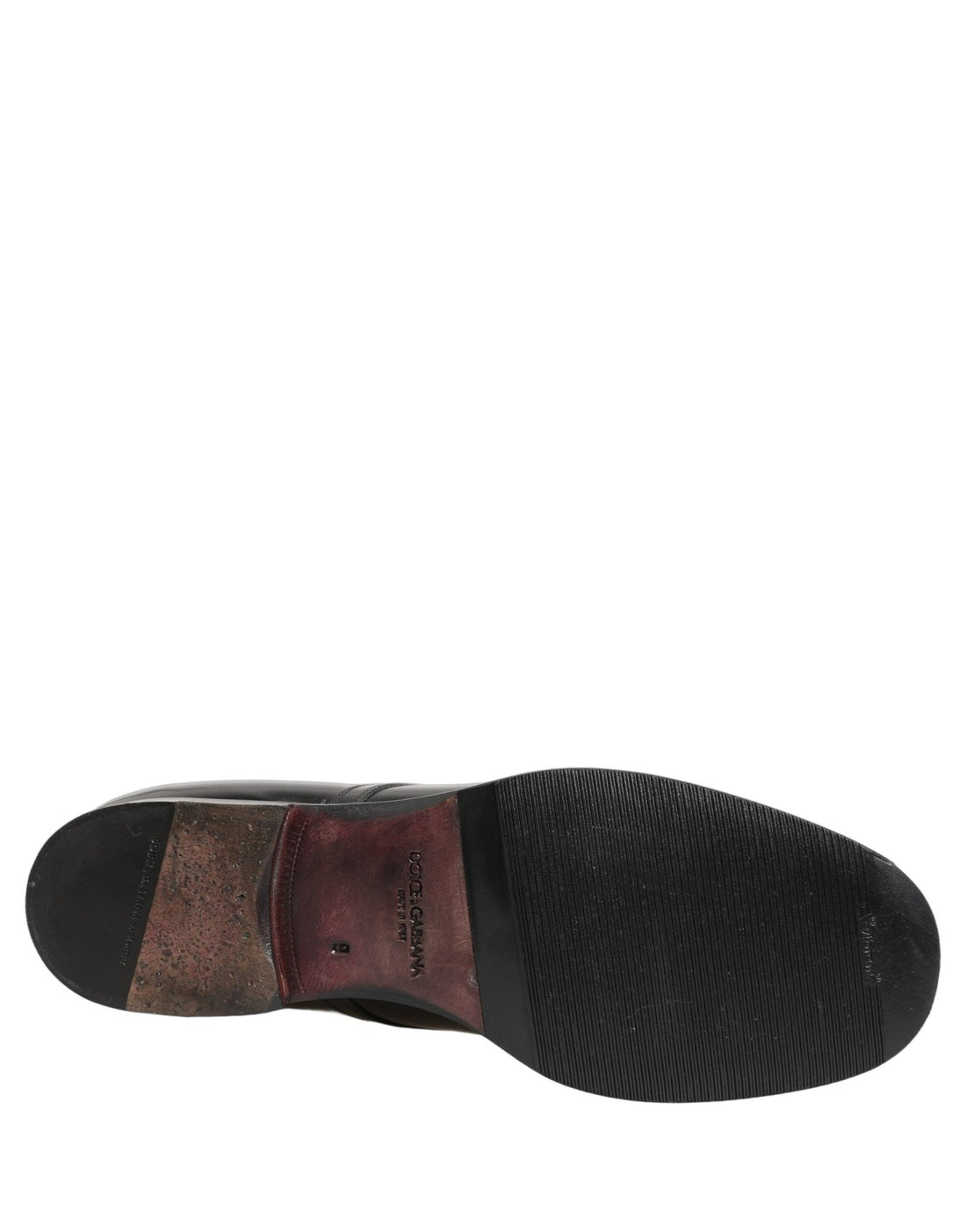 Dolce & Gabbana Black Leather Lace Up Derby Dress Formal Shoes - RIMODA