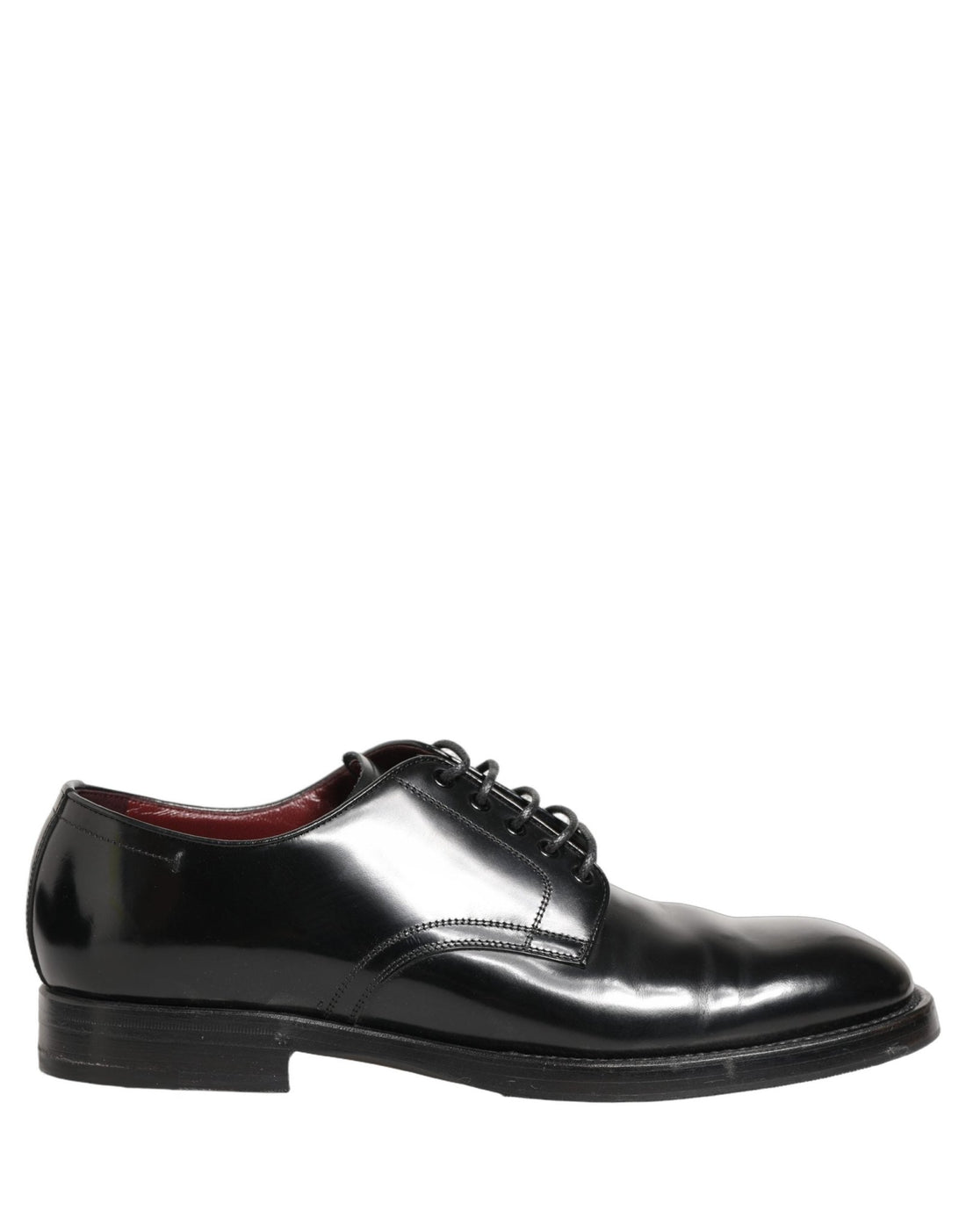 Dolce & Gabbana Black Leather Lace Up Derby Dress Formal Shoes - RIMODA