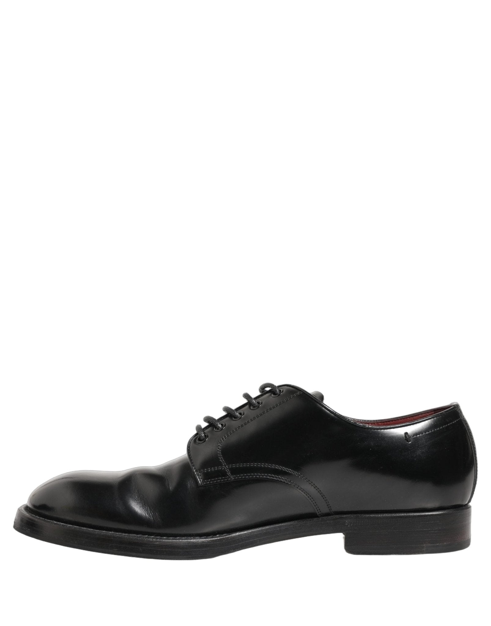 Dolce & Gabbana Black Leather Lace Up Derby Dress Formal Shoes - RIMODA