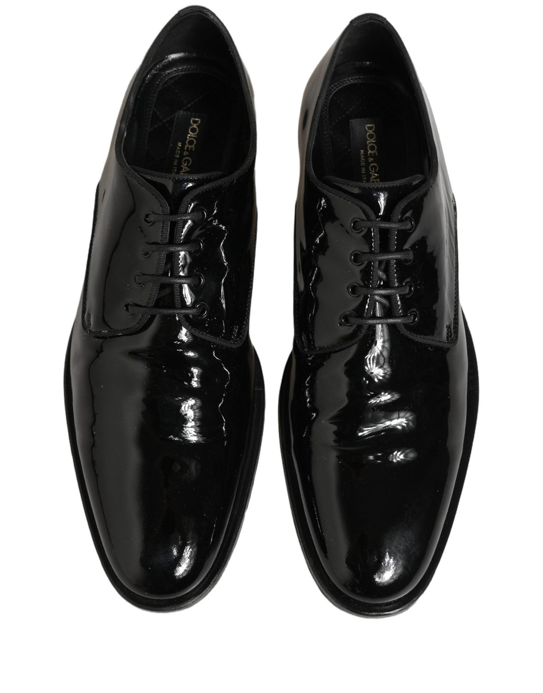 Dolce & Gabbana Black Leather Lace Up Derby Dress Formal Shoes - RIMODA