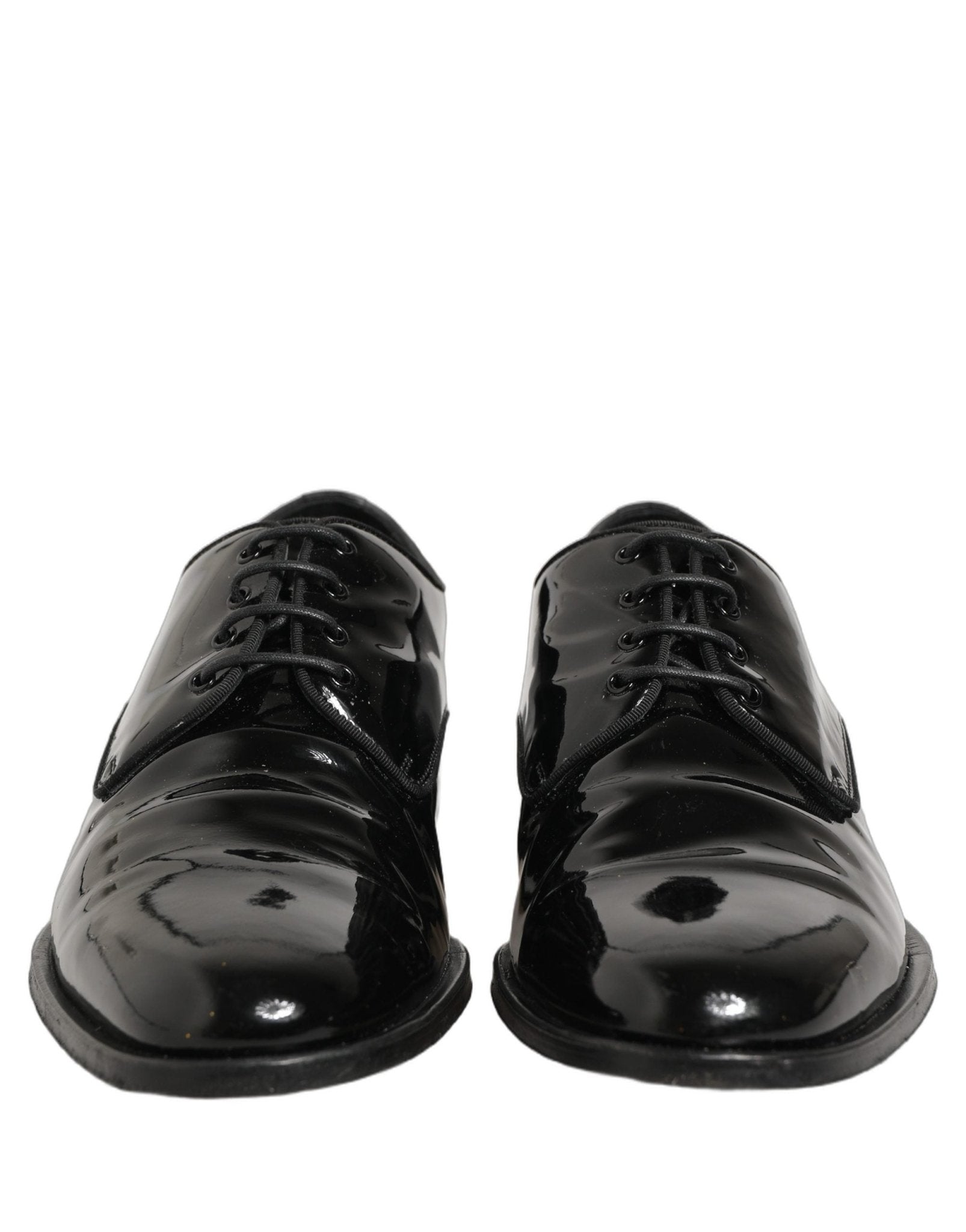 Dolce & Gabbana Black Leather Lace Up Derby Dress Formal Shoes - RIMODA
