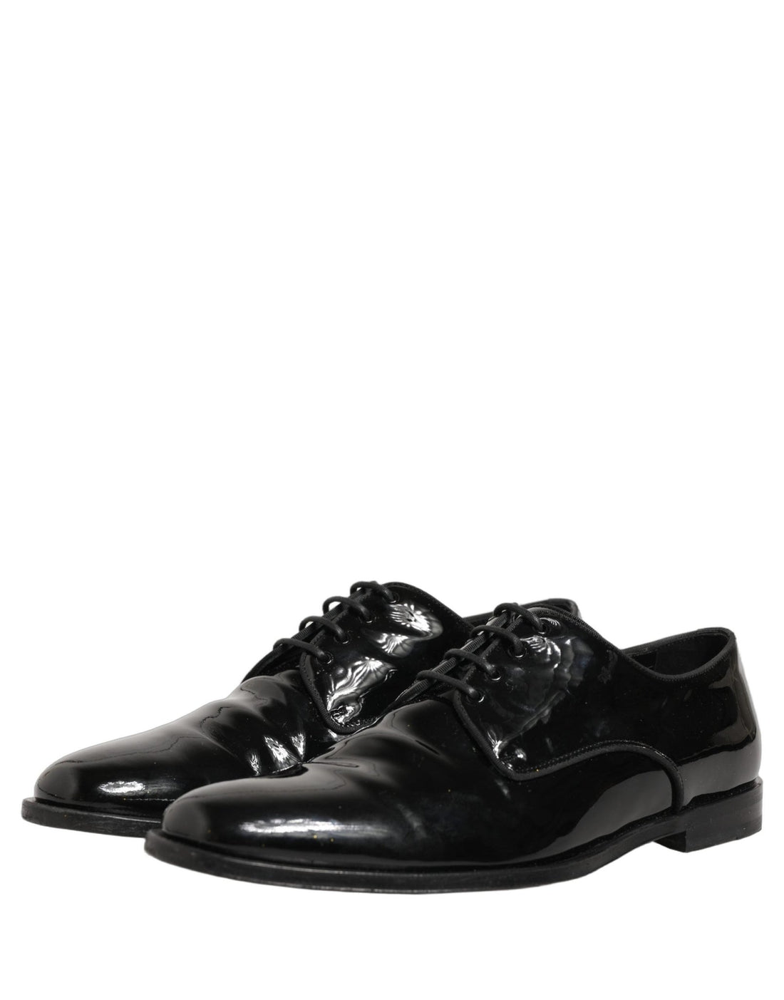 Dolce & Gabbana Black Leather Lace Up Derby Dress Formal Shoes - RIMODA