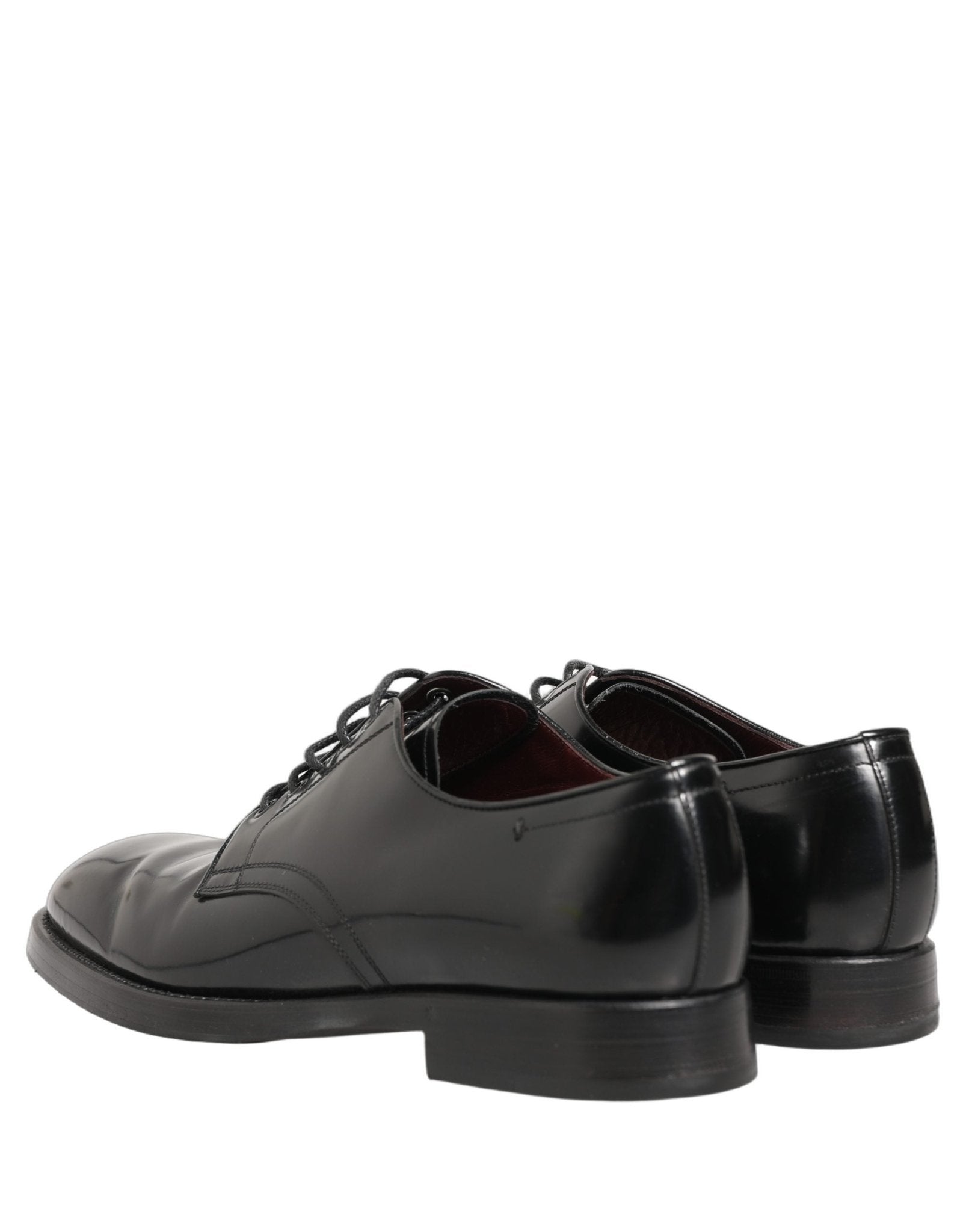 Dolce & Gabbana Black Leather Lace Up Derby Dress Formal Shoes - RIMODA