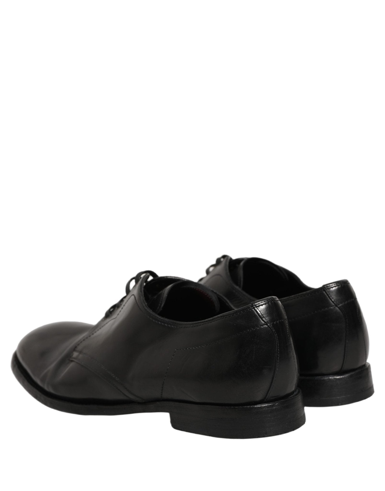 Dolce & Gabbana Black Leather Lace Up Derby Dress Formal Shoes - RIMODA