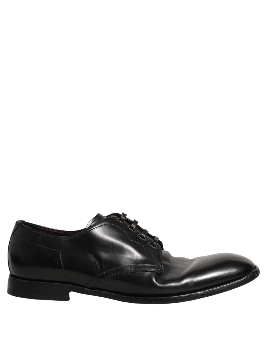 Dolce & Gabbana Black Leather Lace Up Derby Dress Formal Shoes - RIMODA