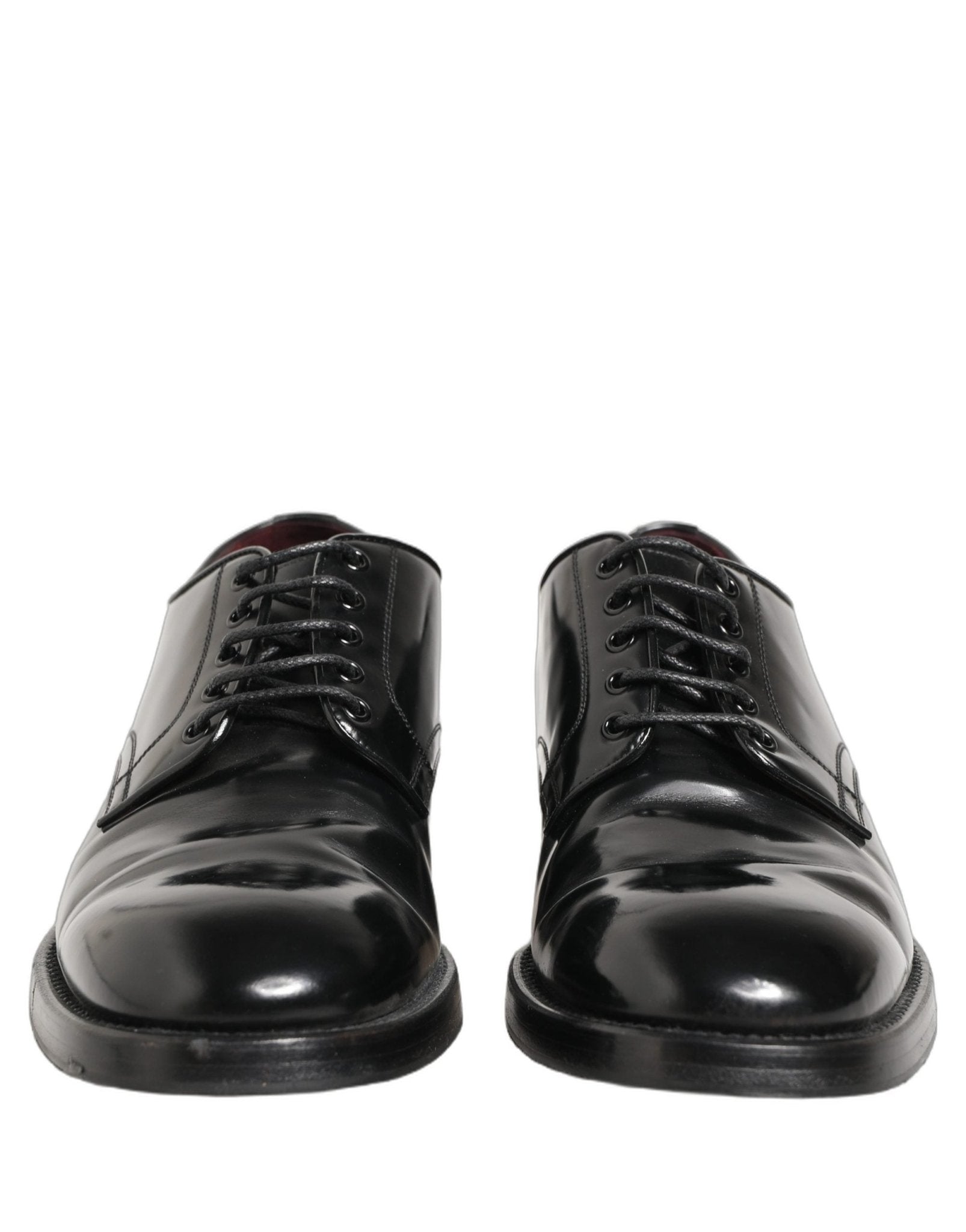 Dolce & Gabbana Black Leather Lace Up Derby Dress Formal Shoes - RIMODA