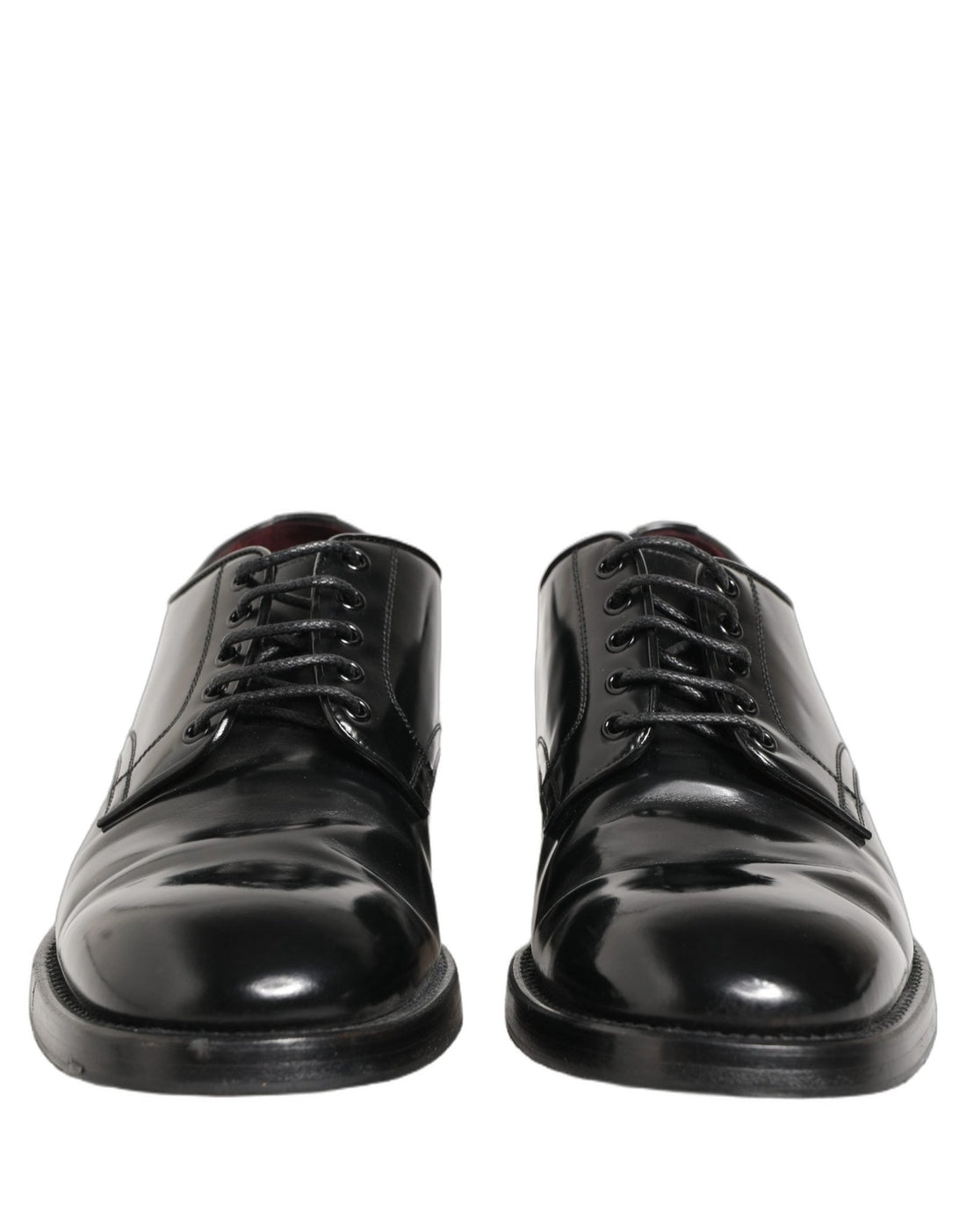 Dolce & Gabbana Black Leather Lace Up Derby Dress Formal Shoes - RIMODA