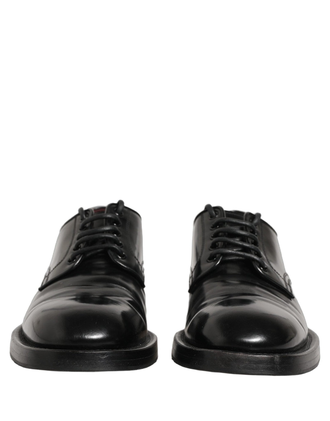 Dolce & Gabbana Black Leather Lace Up Derby Dress Men Shoes - RIMODA