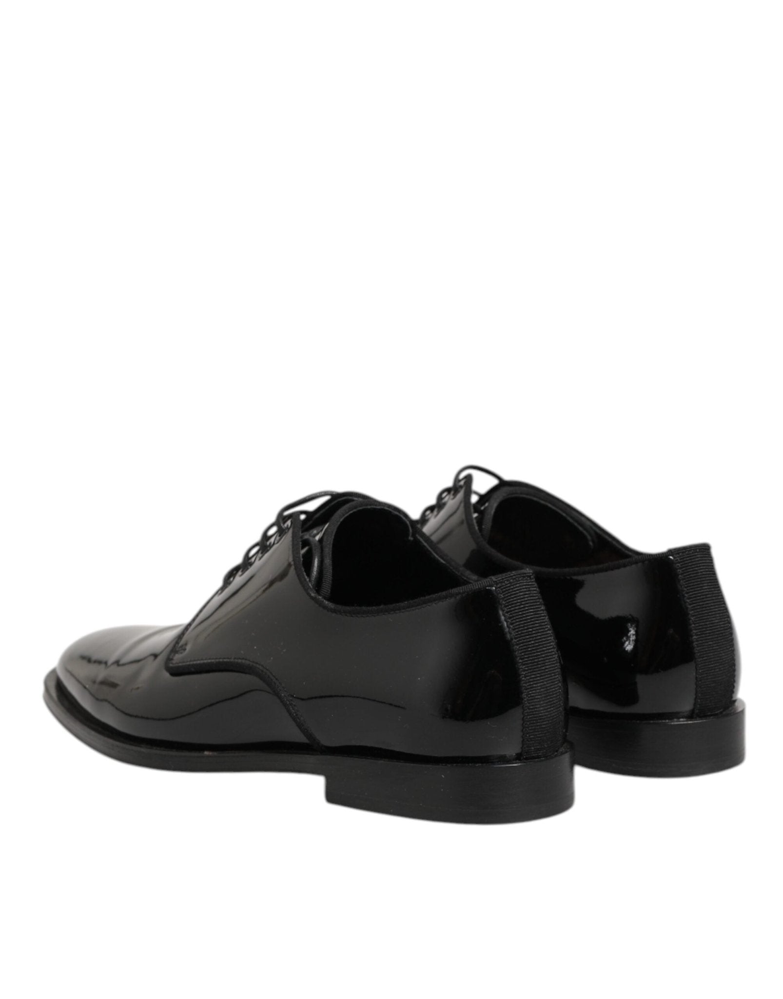 Dolce & Gabbana Black Leather Lace Up Derby Formal Dress Shoes - RIMODA