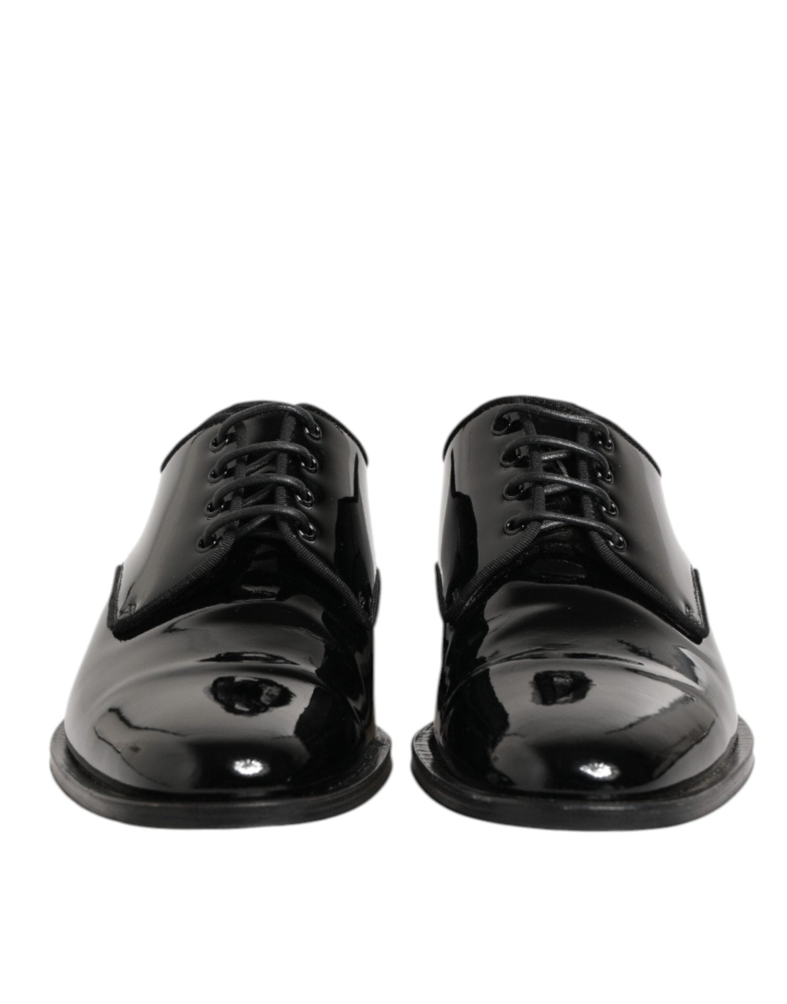 Dolce & Gabbana Black Leather Lace Up Derby Formal Dress Shoes - RIMODA