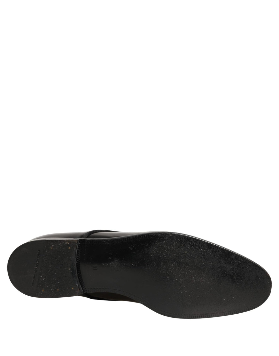 Dolce & Gabbana Black Leather Men Derby Dress Formal Shoes - RIMODA