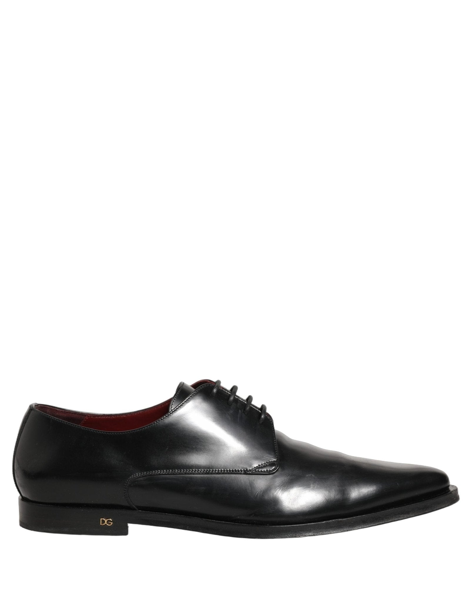 Dolce & Gabbana Black Leather Men Derby Dress Formal Shoes - RIMODA
