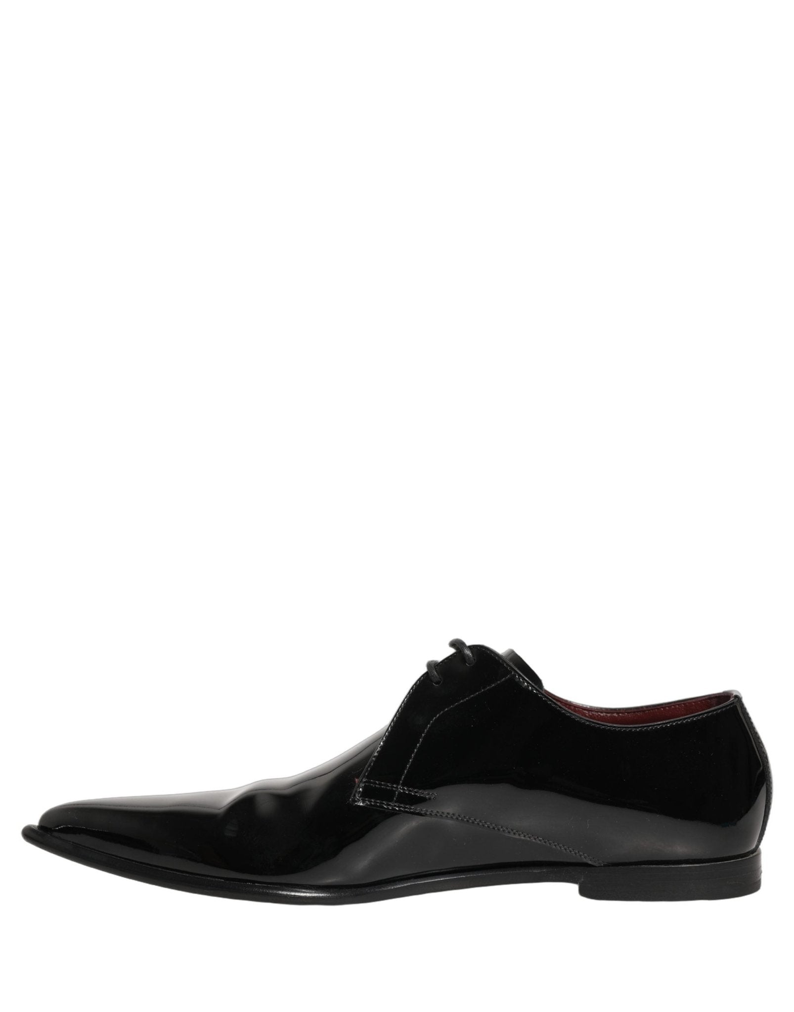Dolce & Gabbana Black Leather Men Derby Dress Formal Shoes - RIMODA