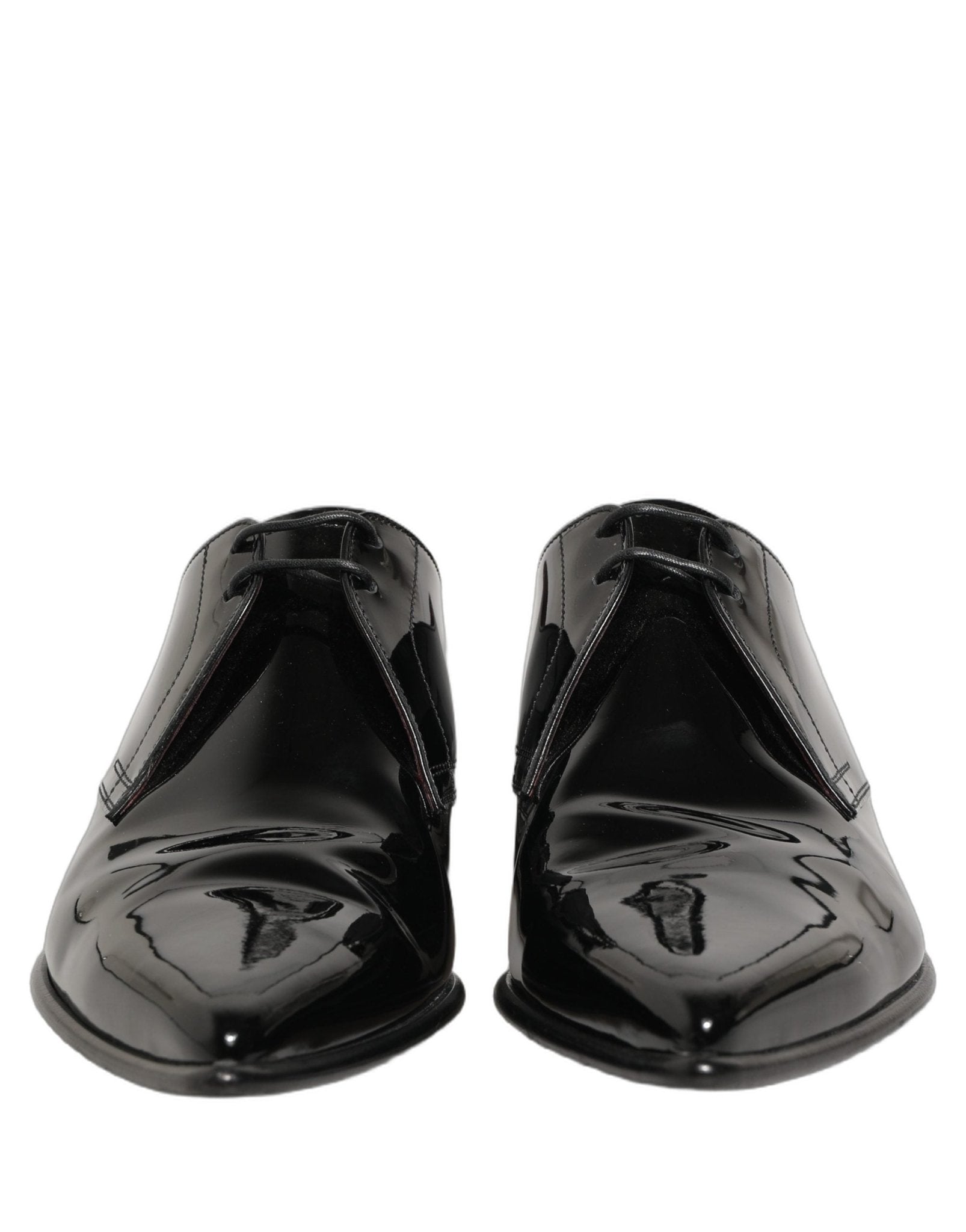 Dolce & Gabbana Black Leather Men Derby Dress Formal Shoes - RIMODA
