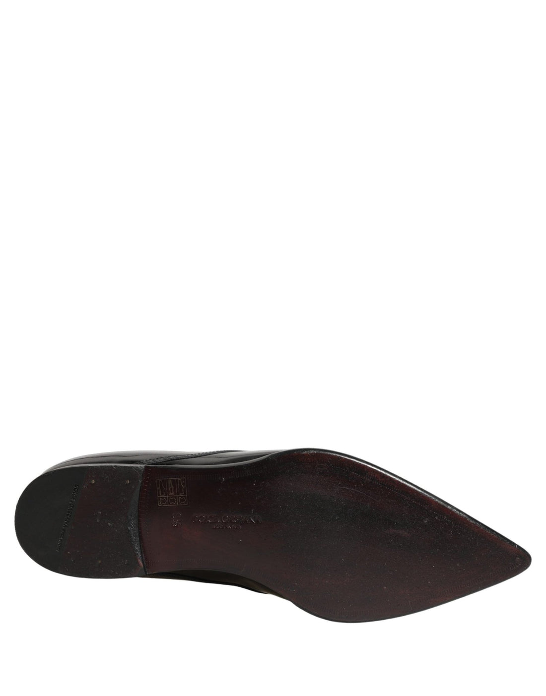 Dolce & Gabbana Black Leather Men Derby Dress Formal Shoes - RIMODA