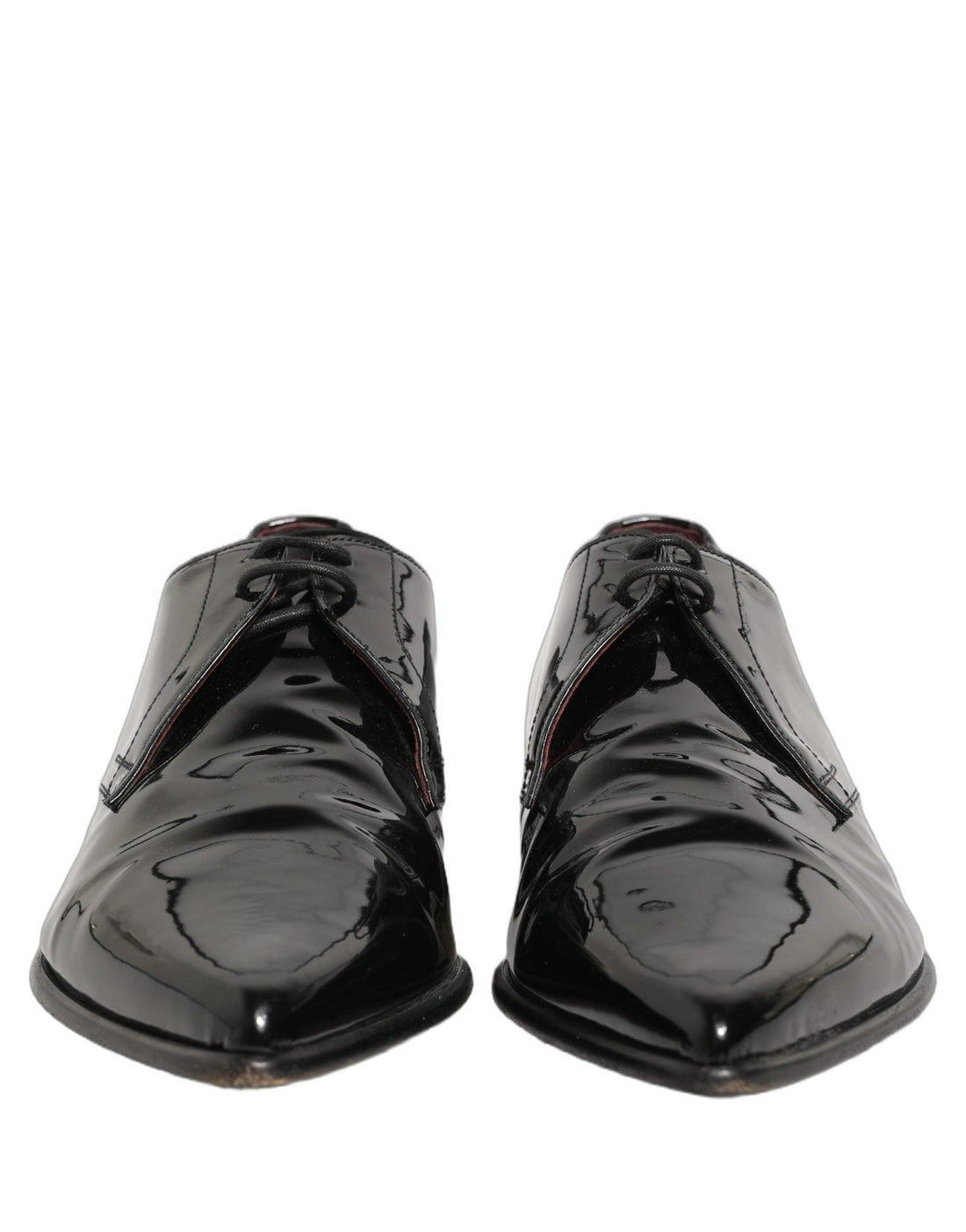 Dolce & Gabbana Black Leather Men Derby Dress Formal Shoes - RIMODA