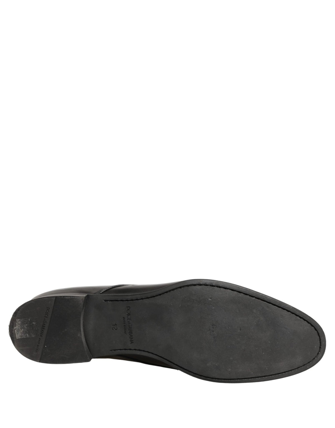 Dolce & Gabbana Black Leather Men Derby Dress Formal Shoes - RIMODA