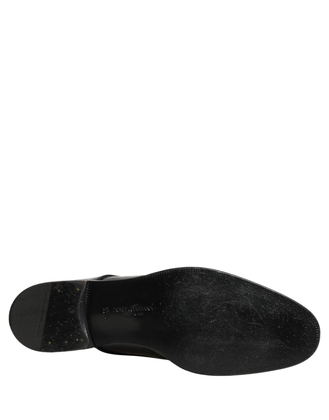Dolce & Gabbana Black Leather Men Derby Dress Formal Shoes - RIMODA