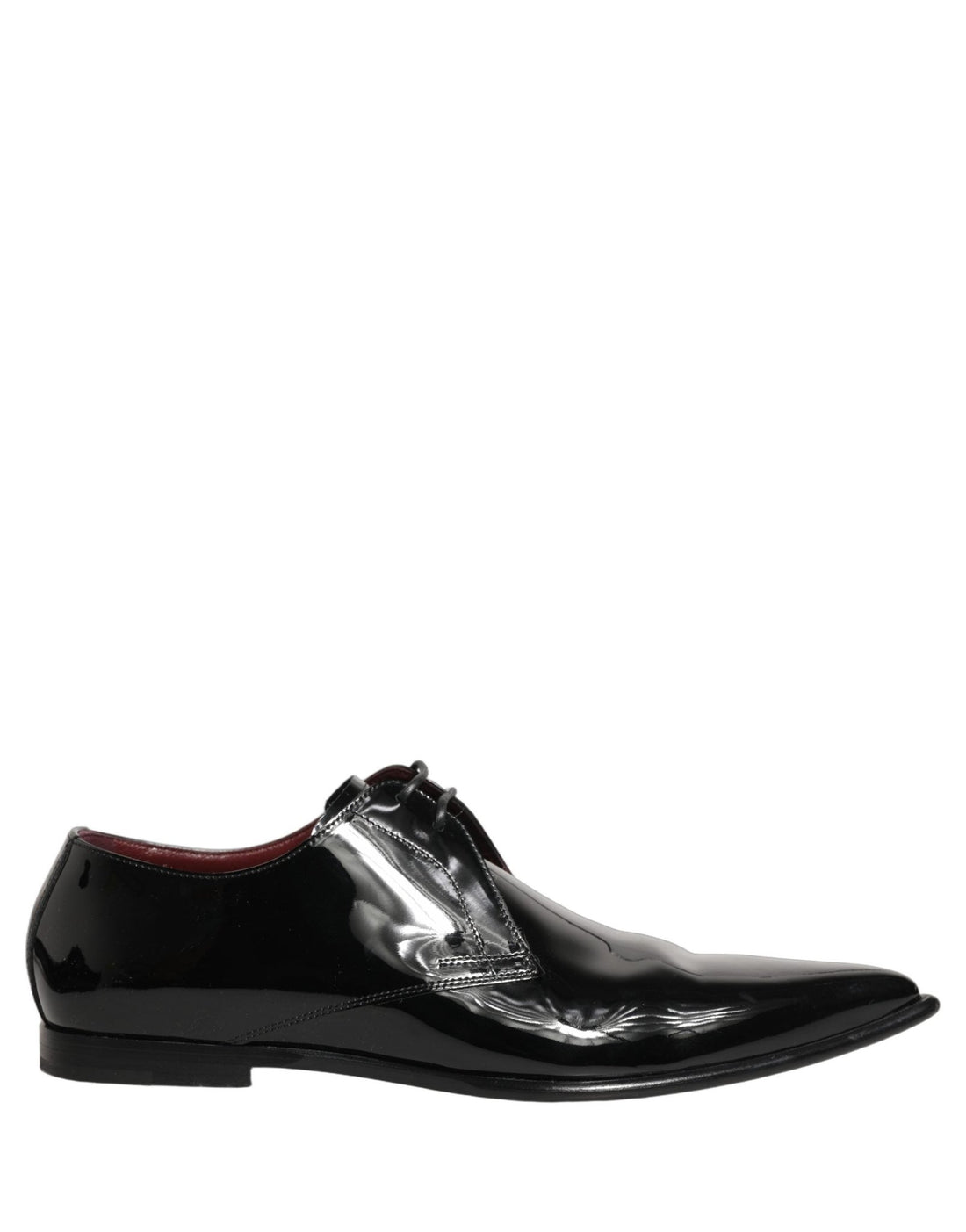 Dolce & Gabbana Black Leather Men Derby Dress Formal Shoes - RIMODA