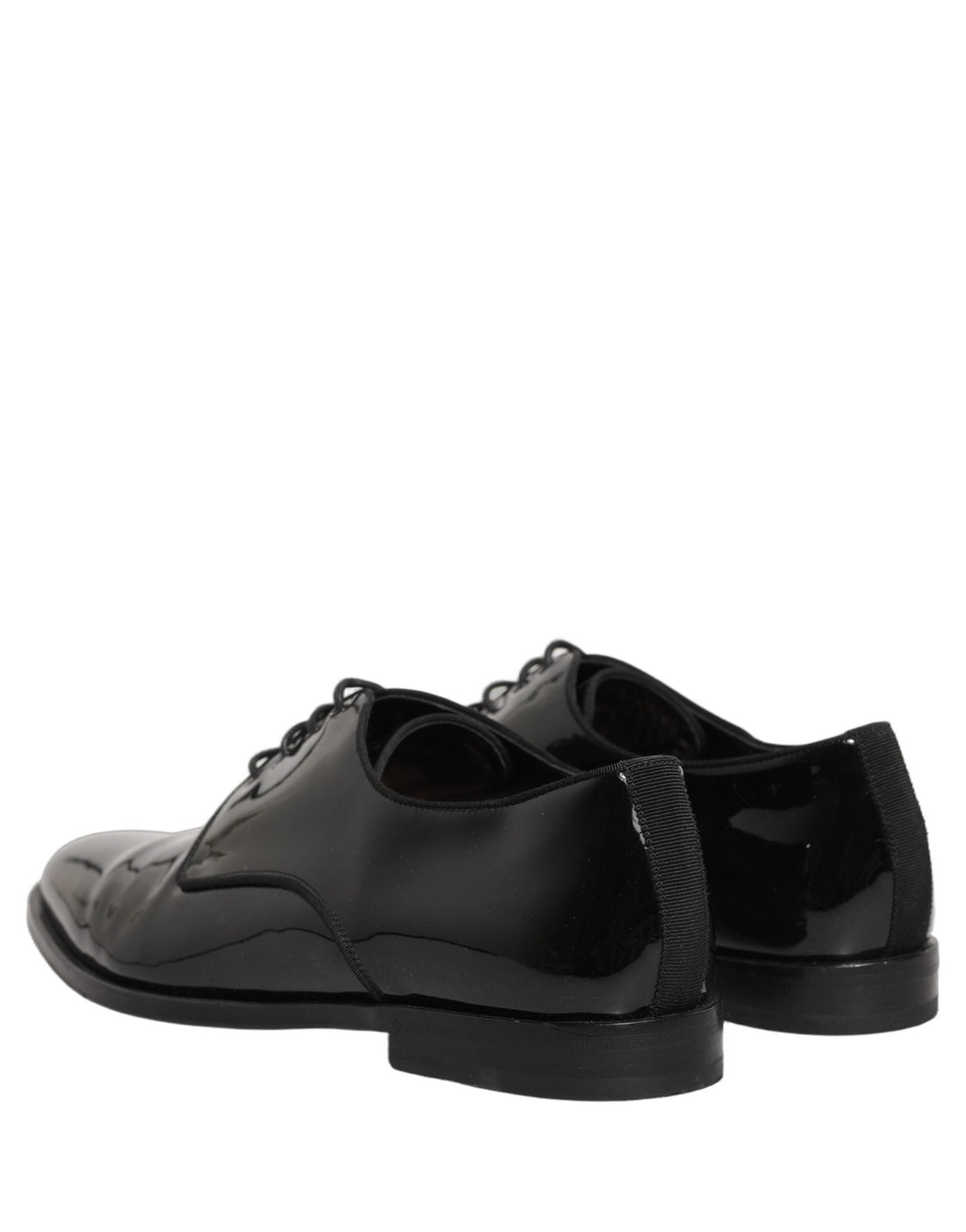 Dolce & Gabbana Black Leather Men Derby Dress Formal Shoes - RIMODA
