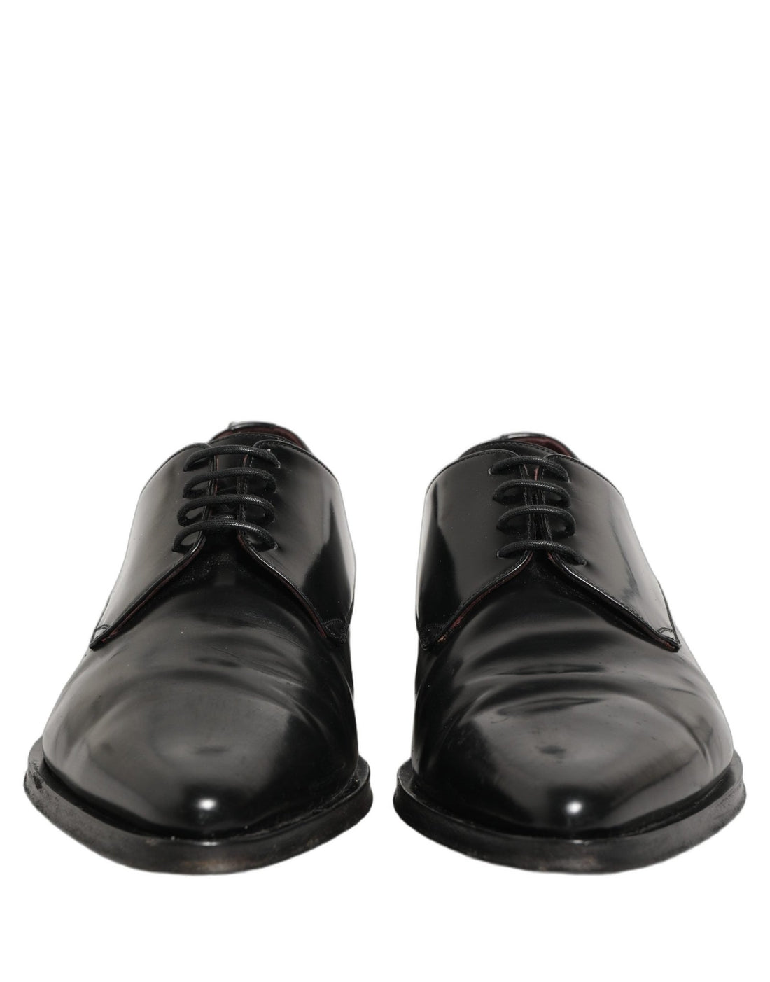 Dolce & Gabbana Black Leather Men Derby Dress Formal Shoes - RIMODA