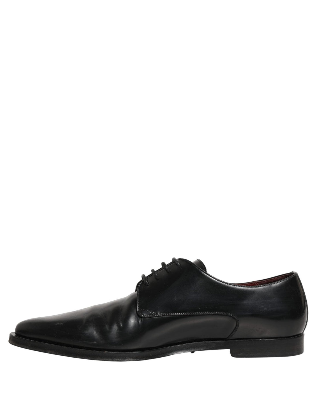 Dolce & Gabbana Black Leather Men Derby Dress Formal Shoes - RIMODA