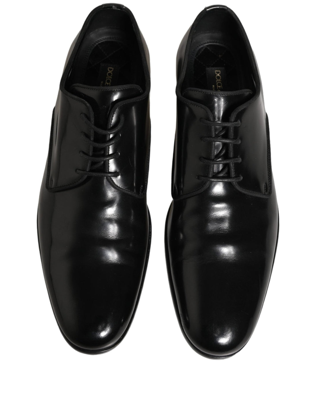 Dolce & Gabbana Black Leather Men Derby Dress Formal Shoes - RIMODA