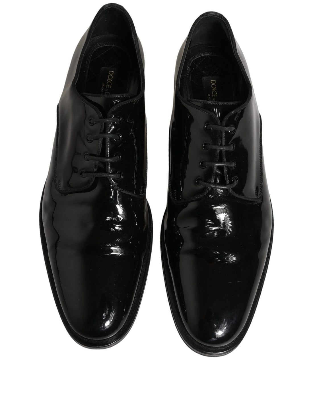 Dolce & Gabbana Black Leather Men Derby Dress Formal Shoes - RIMODA