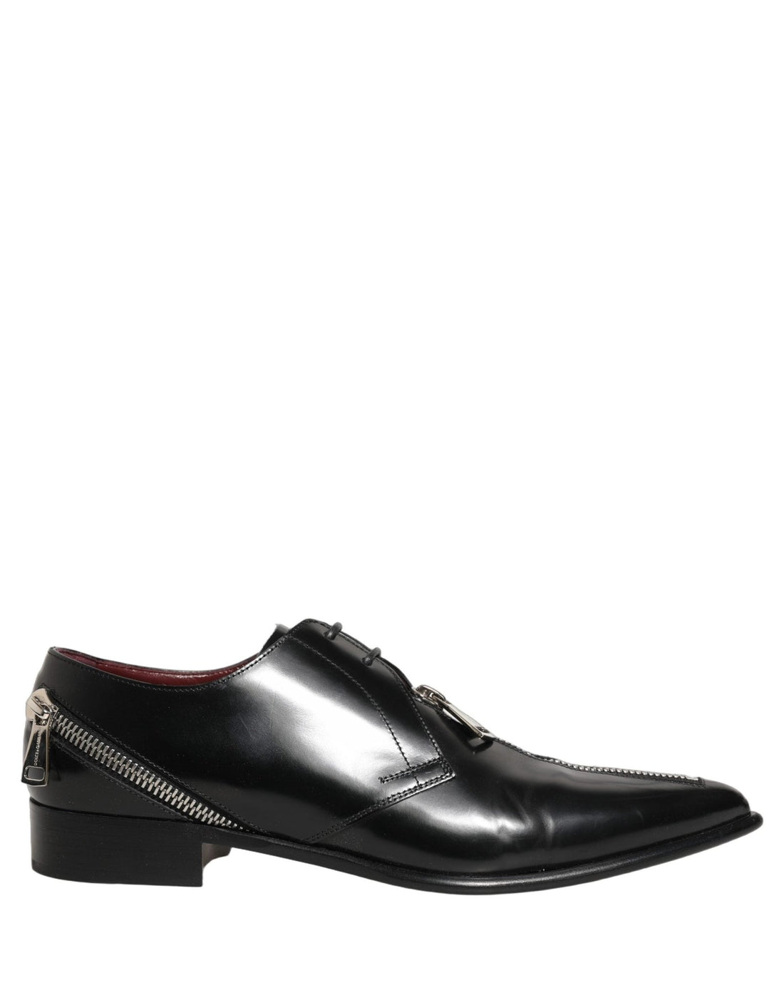 Dolce & Gabbana Black Leather Men Derby Dress Formal Shoes - RIMODA