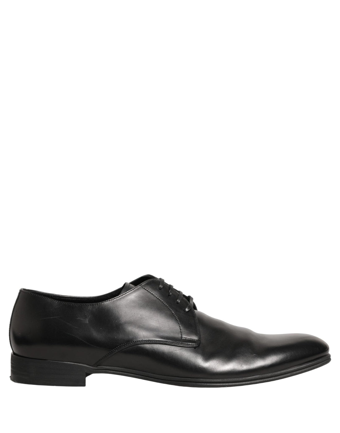 Dolce & Gabbana Black Leather Men Derby Dress Formal Shoes - RIMODA
