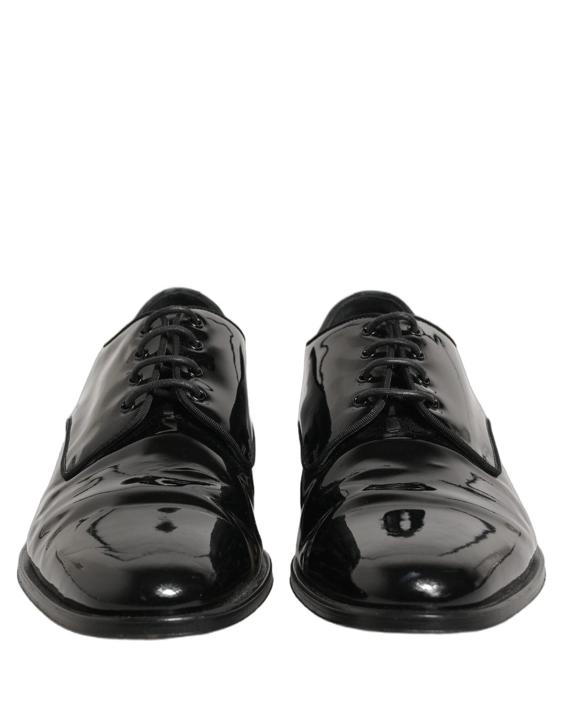 Dolce & Gabbana Black Leather Men Derby Dress Formal Shoes - RIMODA