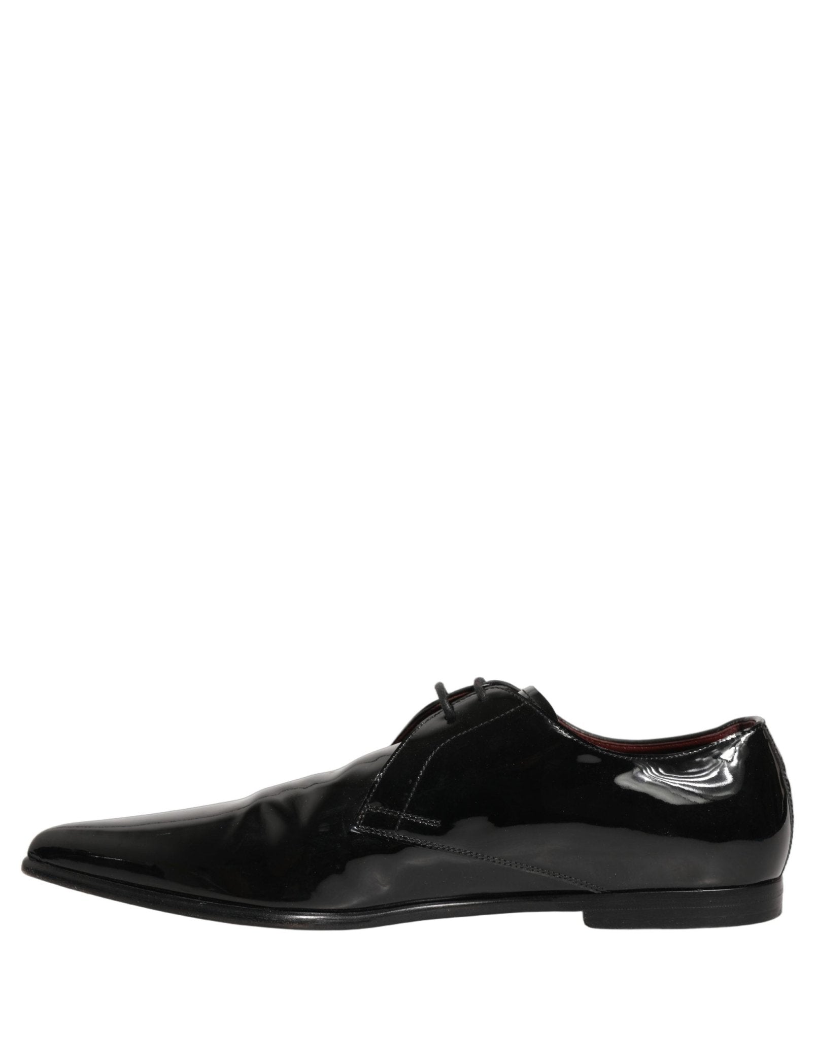 Dolce & Gabbana Black Leather Men Derby Dress Formal Shoes - RIMODA