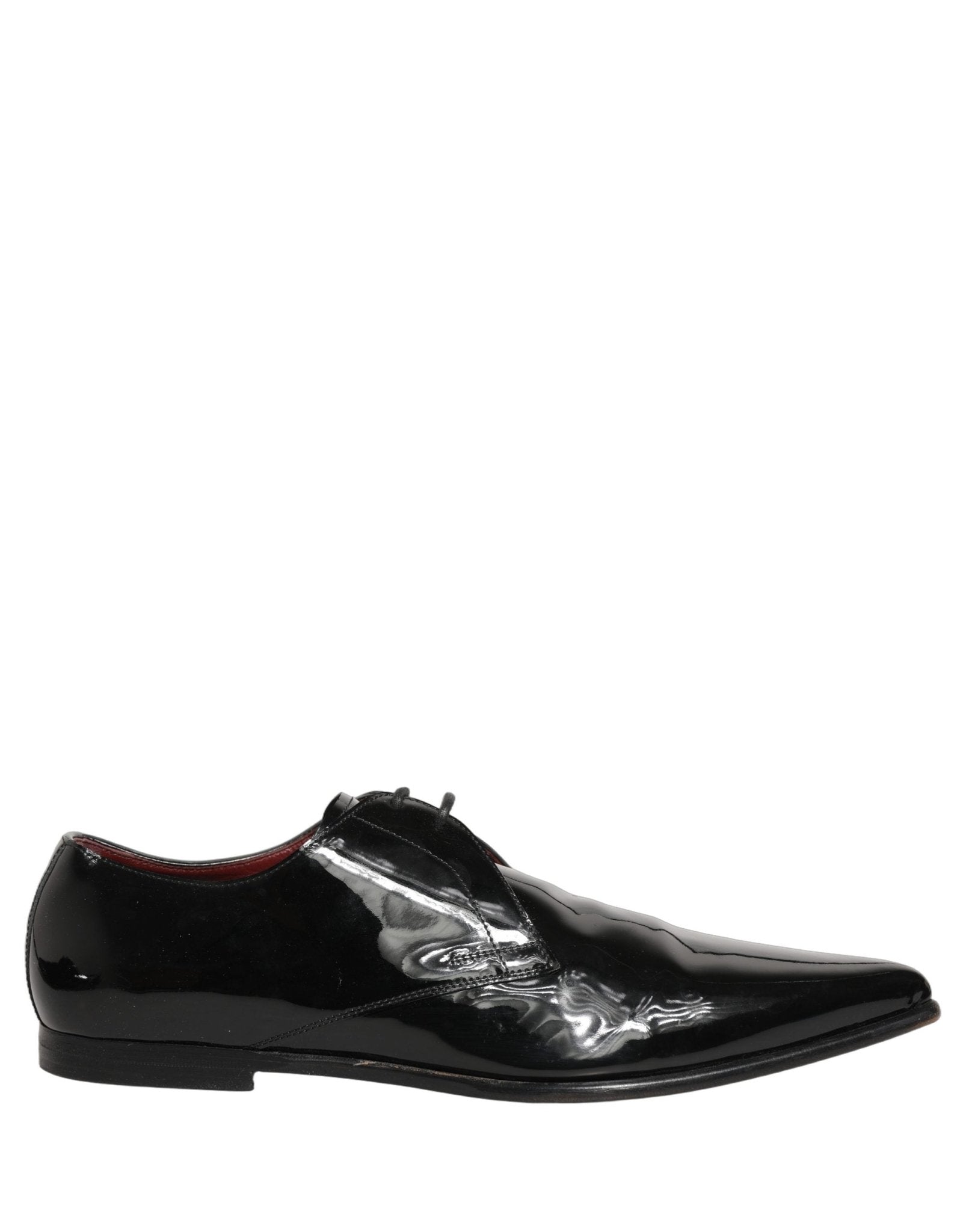 Dolce & Gabbana Black Leather Men Derby Dress Formal Shoes - RIMODA