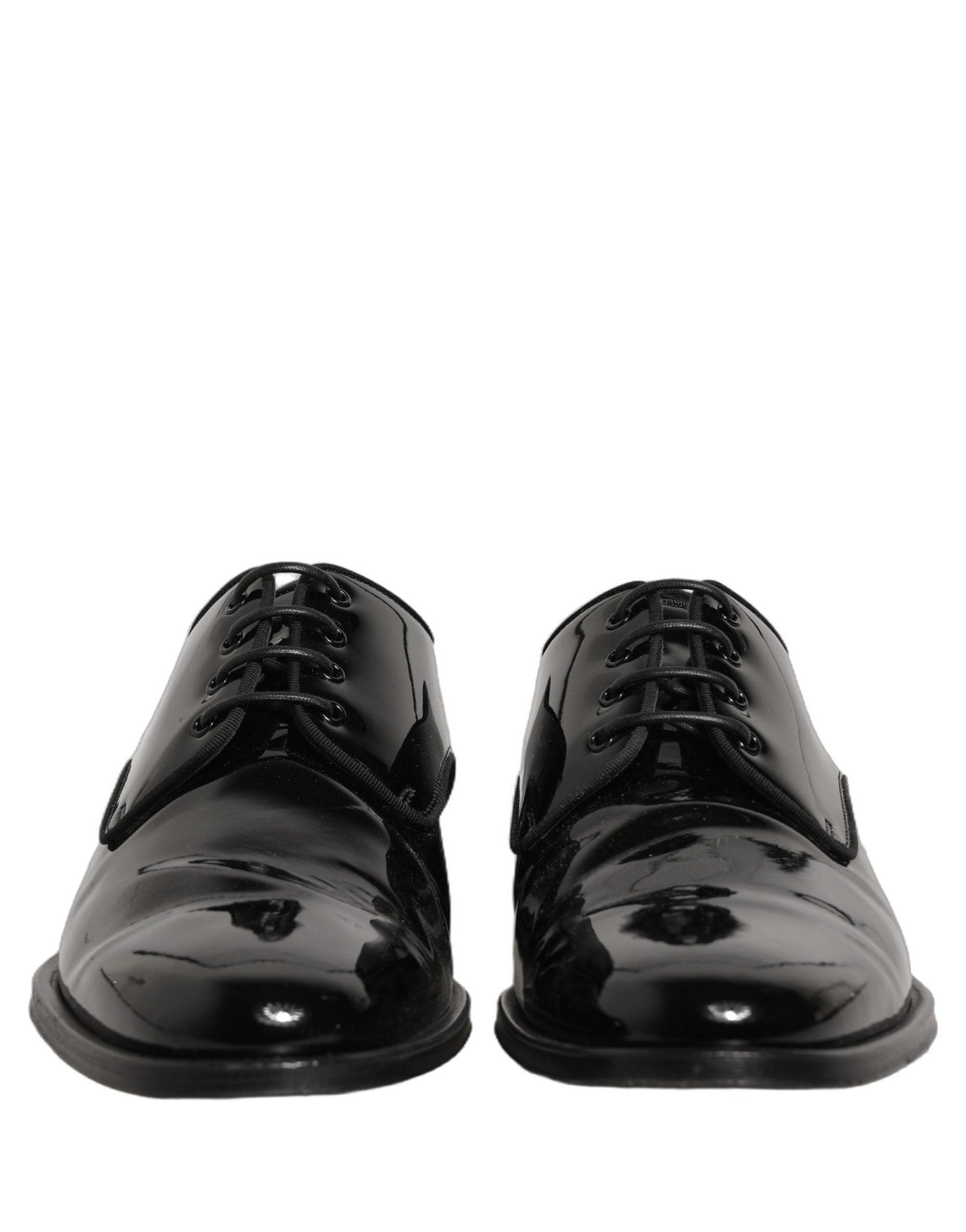 Dolce & Gabbana Black Leather Men Derby Dress Men Formal Shoes - RIMODA