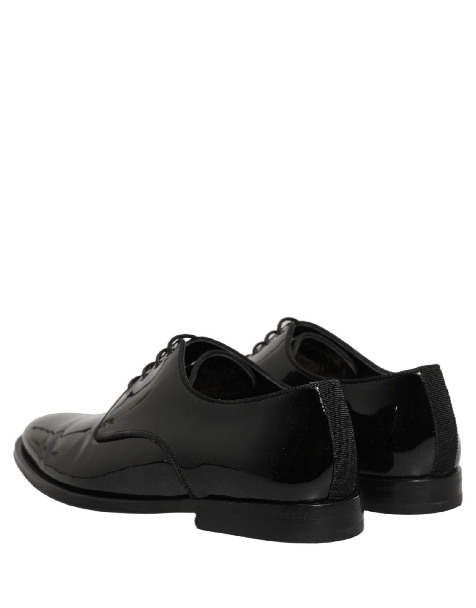 Dolce & Gabbana Black Leather Men Derby Dress Men Formal Shoes - RIMODA