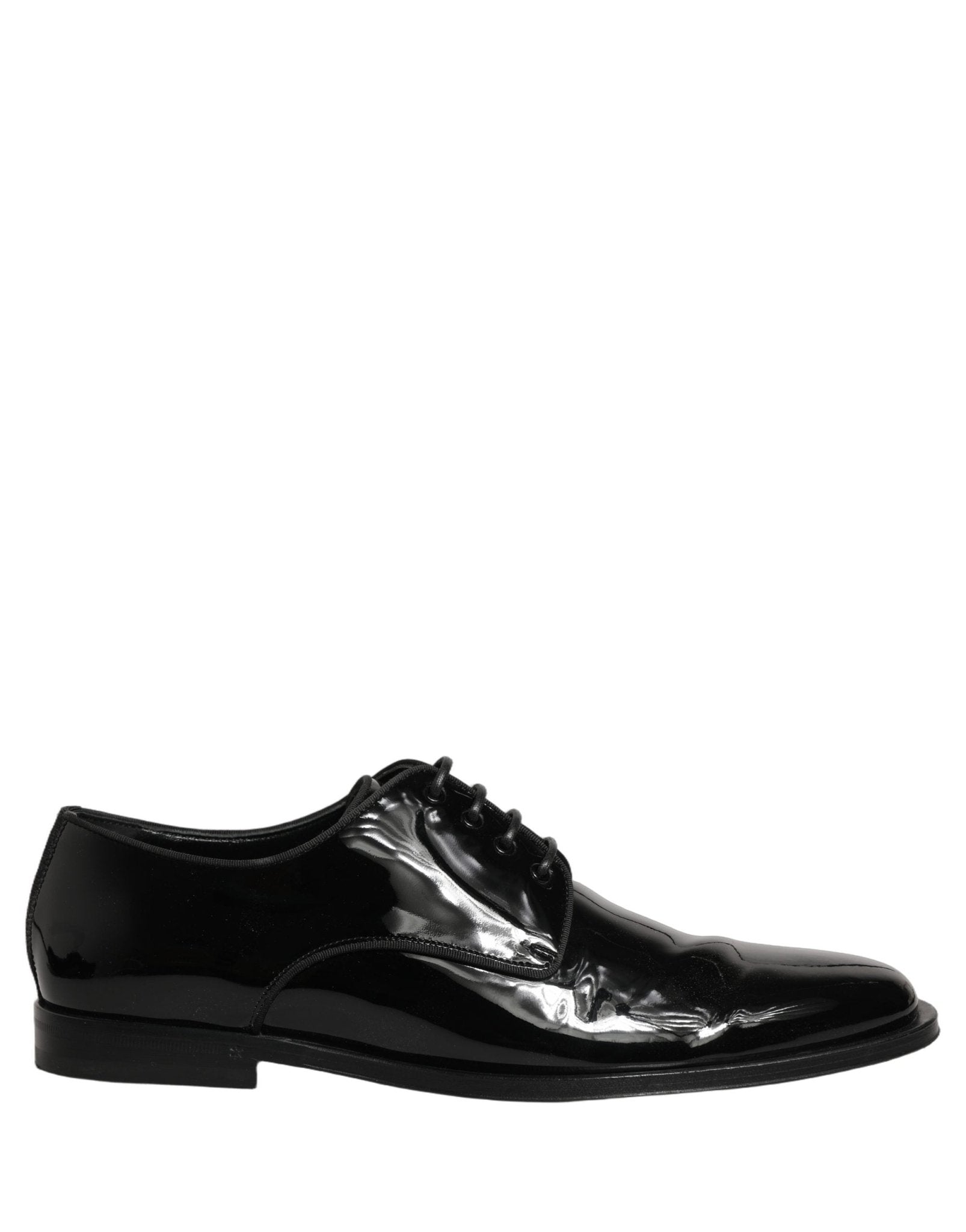 Dolce & Gabbana Black Leather Men Derby Dress Men Formal Shoes - RIMODA